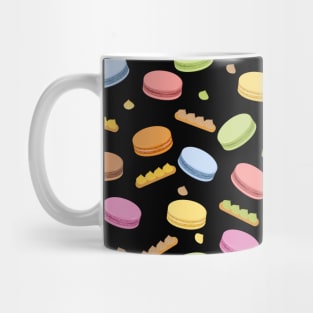 Colorful macaroon and eclair Mug